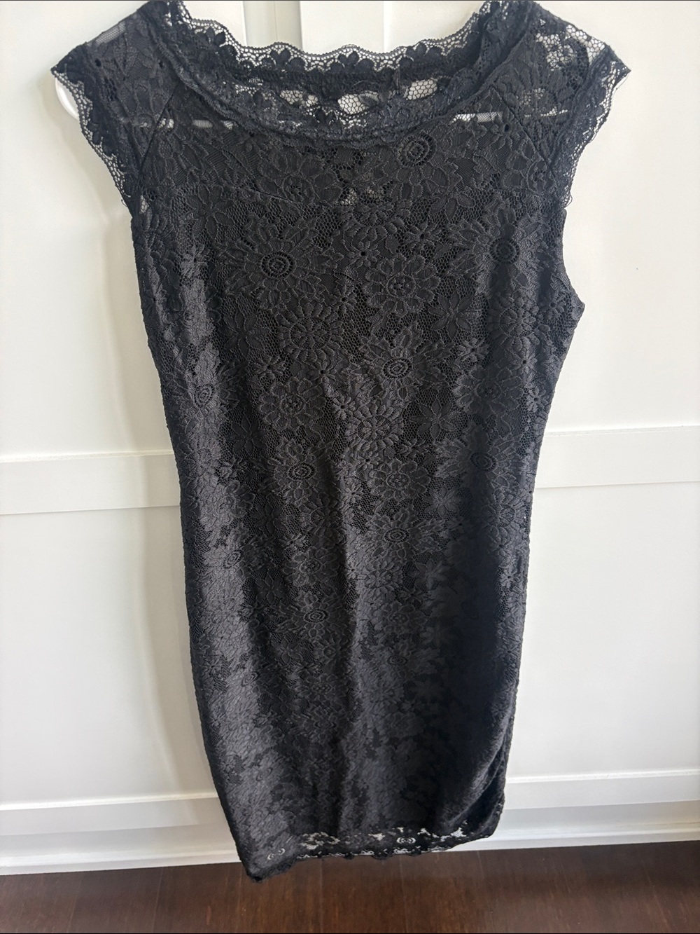 Black Lace Sheath Dress - Elegant Women's Cocktail Dress